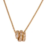 18K Diamond Serpenti Viper Necklace