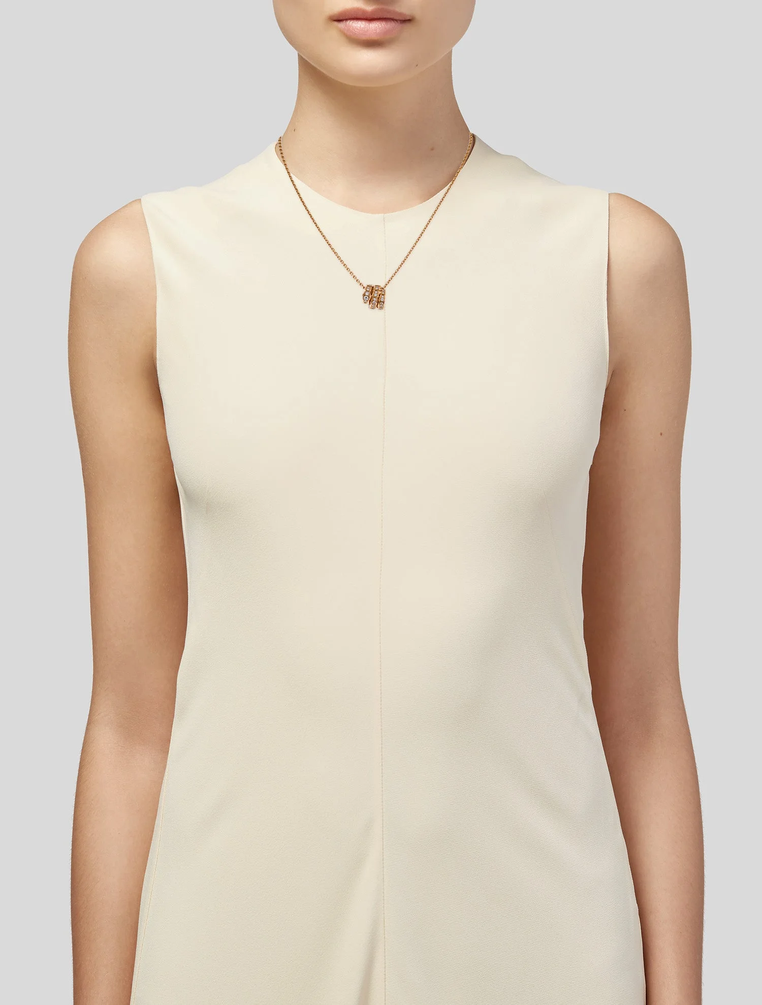 18K Diamond Serpenti Viper Necklace